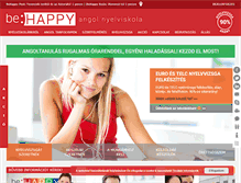 Tablet Screenshot of behappynyelviskola.hu